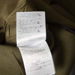 Pre Owned Valentino Olive Green Wool and Silk Culottes S