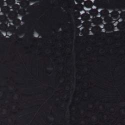 Pre Owned Valentino Boutique Vintage Black Guipure Lace Sleeveless Blouse M 