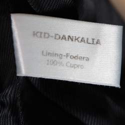 Pre Owned Valentino Vintage Black Dankalia Kid Goat Fur Jacket M