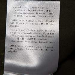 Pre Owned بنطلون فالنتينو قطن أخضر كاكي مقاس متوسط