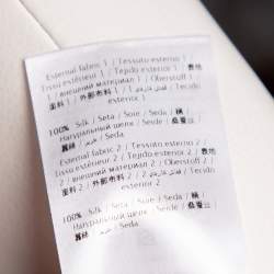 مملوكة مسبقًا Valentino Multicolored Empire State Building Print Silk Mini Dress M