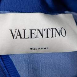 مملوكة مسبقًا Valentino Multicolored Empire State Building Print Silk Mini Dress M