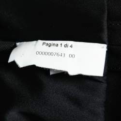 Pre Owned Valentino Black Crepe Cut-Out Back Bow Detail Maxi Dress M