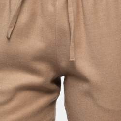 Pre Owned Valentino Beige Wool Tailored Joggers S
