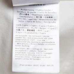 Pre Owned Valentino White Cotton V-Logo Appliqued Shorts M