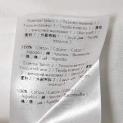 Valentino White Cotton Patched-Pockets Jacket S