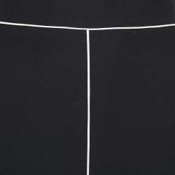 Valentino Black Wool & Silk Midi Skirt M