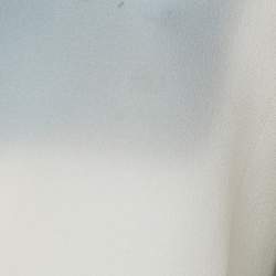 مملوكة مسبقًا Valentino Blue Printed Silk Chiffon Button Front Shirt M