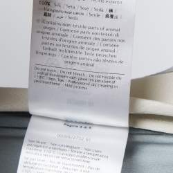 مملوكة مسبقًا Valentino Blue Printed Silk Chiffon Button Front Shirt M