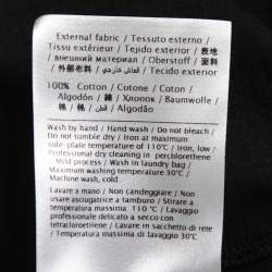 Pre Owned Valentino Black Cotton Stud Embellished T-Shirt S