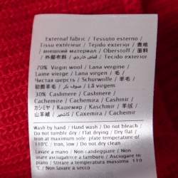 Pre Owned Valentino Red Wool & Cashmere Balloon Sleeve Sweater M