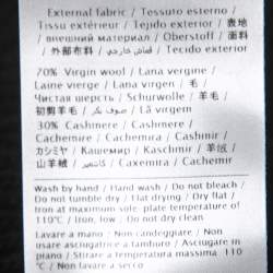 Pre Owned Valentino Black Wool & Cashmere Balloon Sleeve Sweater M