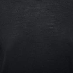 Pre Owned Valentino Black Wool Crew Neck Sweater M