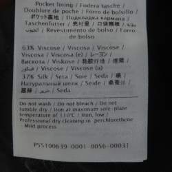 Pre Owned Valentino Black Wool Blend Straight Leg Trousers M