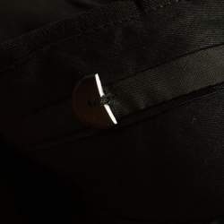 Pre Owned Valentino Black Wool Tapered Trousers M