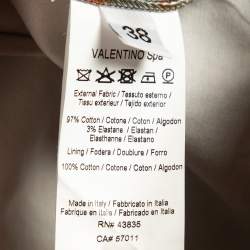 Pre Owned Valentino Sub-Zero Couture Multicolor Tie-Dye Print Cotton Mini Skirt S