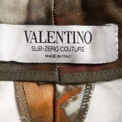 Pre Owned Valentino Sub-Zero Couture Multicolor Tie-Dye Print Cotton Mini Skirt S
