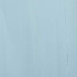 Pre Owned Valentino Roma Blue Pleated Crepe Flared Midi Skirt S