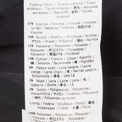 Pre Owned Valentino Multicolor Tapestry Wool Blend Long Coat S