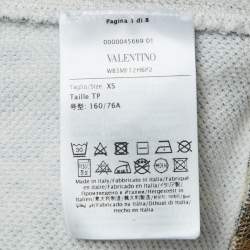 Valentino Brown Leopard Print Cotton Oversized Hoodie XS
