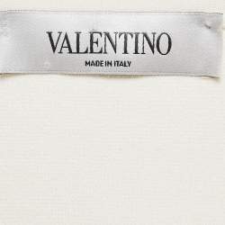 Valentino Off-White Knit Oversized Top M 