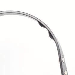 Pre Owned Valentino Black Leather Rockstud Flap Camera Shoulder Bag