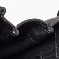 Pre Owned Valentino Black Leather Rockstud Flap Camera Shoulder Bag