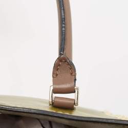 Pre Owned Valentino Multicolor Leather Medium Rockstud Trapeze Tote