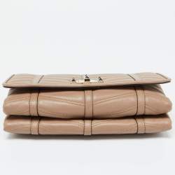 Pre Owned Valentino Beige Leather Rockstud Shoulder Bag