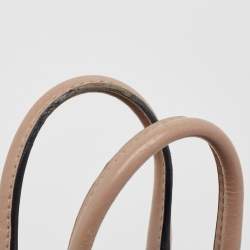 Pre Owned Valentino Beige Leather Mini VLogo Tote