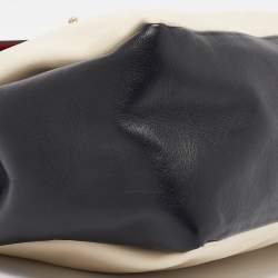 Pre Owned Valentino Multicolor Leather Mime Top Handle Bag
