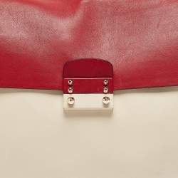Pre Owned Valentino Multicolor Leather Mime Top Handle Bag