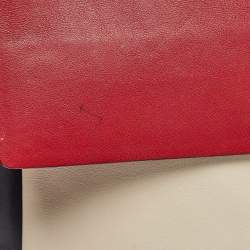 Pre Owned Valentino Multicolor Leather Mime Top Handle Bag