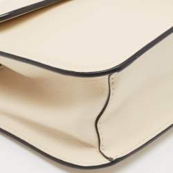 Pre Owned Valentino Beige Leather Loco Shoulder Bag