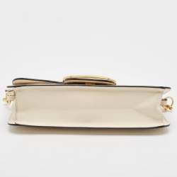 Pre Owned Valentino Beige Leather Loco Shoulder Bag