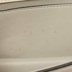 Pre Owned Valentino Beige Leather Loco Shoulder Bag