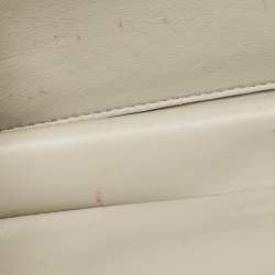 Pre Owned Valentino Beige Leather Loco Shoulder Bag