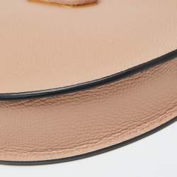 مملوكة مسبقًا Valentino Rose Cannelle Leather Mini VLogo Hobo