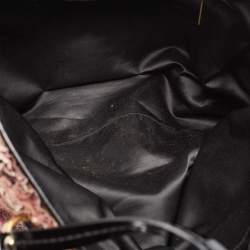 Pre Owned Valentino Multicolor Satin and Patent Leather Rosier Tote