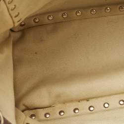 مملوكة مسبقًا Valentino Mauve Leather Small Rockstud Trapeze Tote