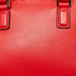 Valentino Red Leather Rockstud Camera Crossbody Bag