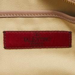 Valentino Old Rose Leather Rockstud Crossbody Bag