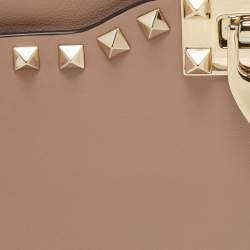 Valentino Old Rose Leather Rockstud Crossbody Bag