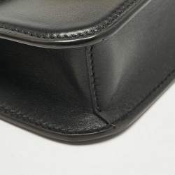 Pre Owned Valentino Black Leather Small Loco Shoulder Bag