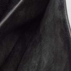 Pre Owned Valentino Black Leather Guitar Rockstud Rolling Crossbody Bag