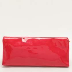 Valentino Pink Patent Leather Bow Chain Clutch