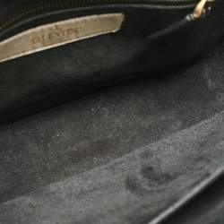 Pre Owned Valentino Black Leather Rolling Rockstud Shoulder Bag