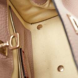 Valentino Dusty Pink Leather RockStud Small Joylock Top Handle Bag