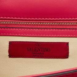 Pre Owned Valentino Multicolor Leather Medium Glam Lock Chain Shoulder Bag