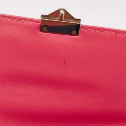 Pre Owned Valentino Multicolor Leather Medium Glam Lock Chain Shoulder Bag